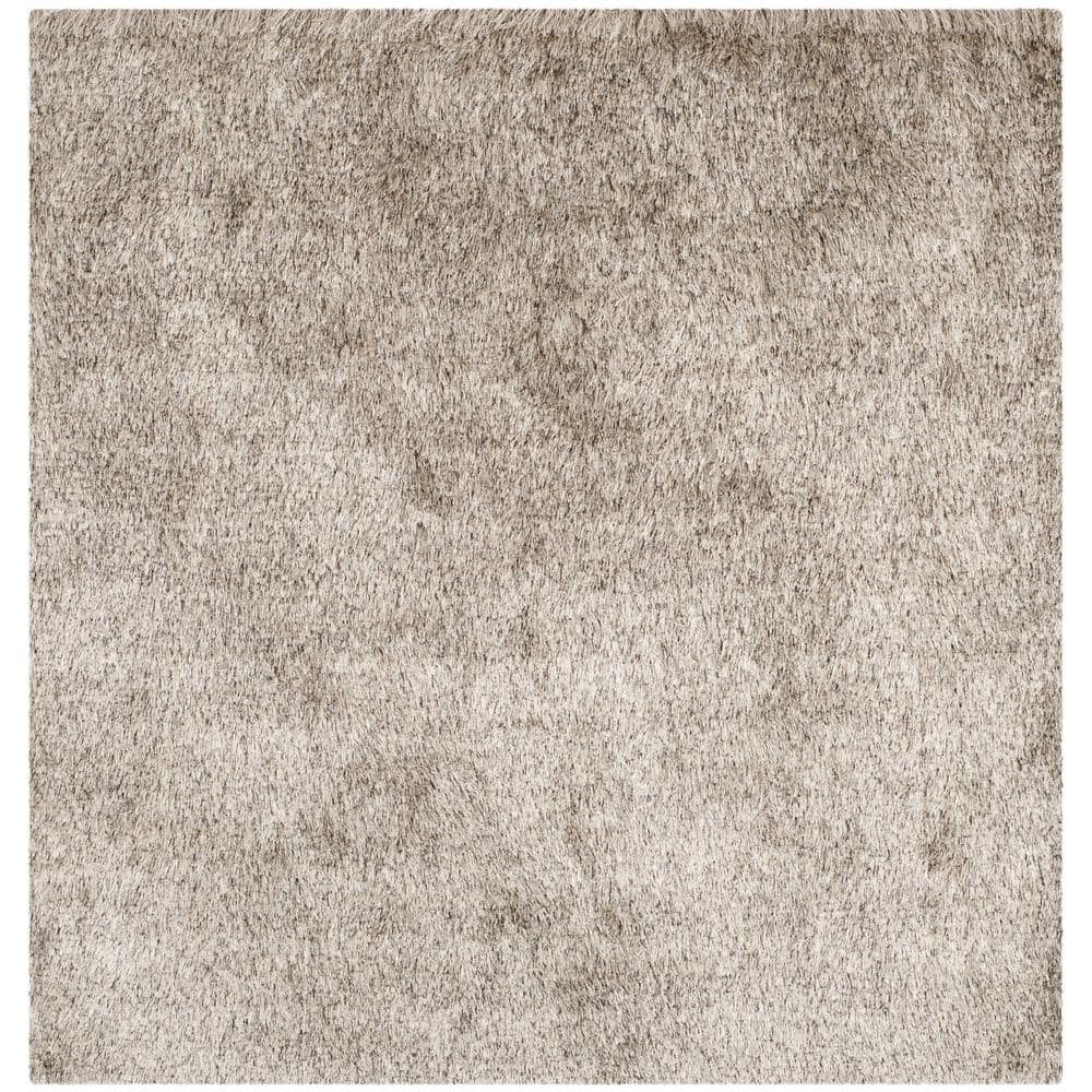 Sableye Rug SAFAVIEH Paris Shag Sable 9 ft. x 9 ft. Square Solid Area Rug SG511 ...