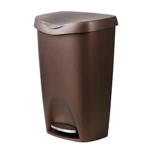 Brim 13 Gal. Plastic Touchless Waste Basket