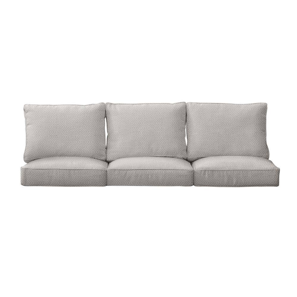 23 x 23.5 x 5 (6-Piece) Deep Seating Outdoor Couch Cushion in Sunbrella Retain Oyster price history on PriceWatchPro
