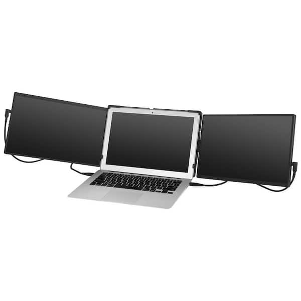 SVOPES Portable Laptop Screen Extender, 14 in. FHD 1080P IPS Triple Monitor for 13 in. x 17 in. Laptops, USB-C/USB-A/Mini HDMI