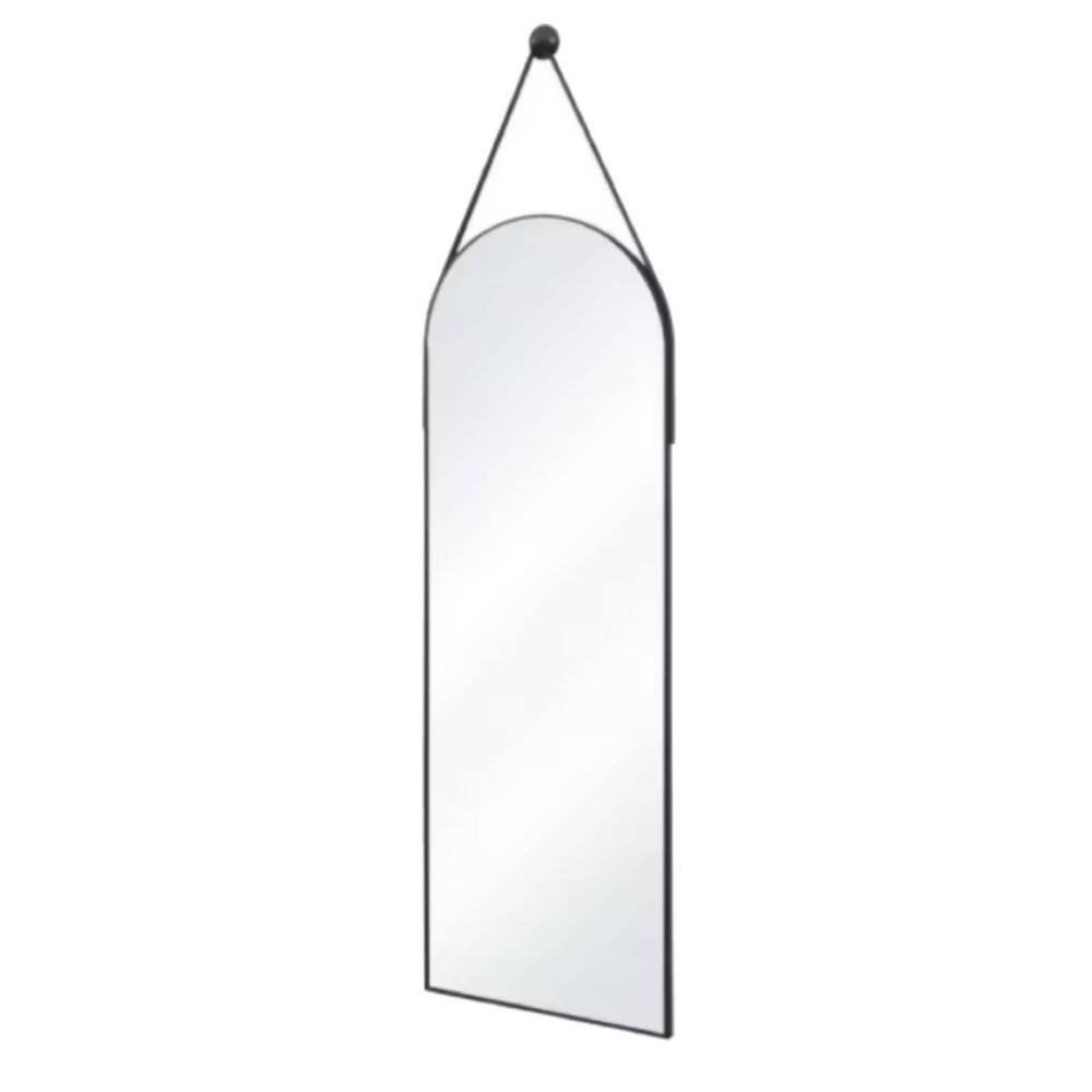 16 in. W x 48 in. H Arched Aluminum Framed Wall Mount Modern Decor Bathroom