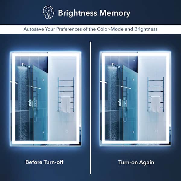 JONATHAN Y Pax 40 W x 36 H Large Rectangular Frameless