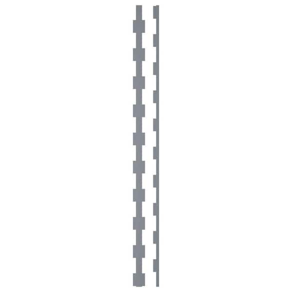 Ekena Millwork Midland 0.125 in. T x 0.17 ft. W x 4 ft. L Bronze Mirror Acrylic Decorative Wall Paneling 30-Pack