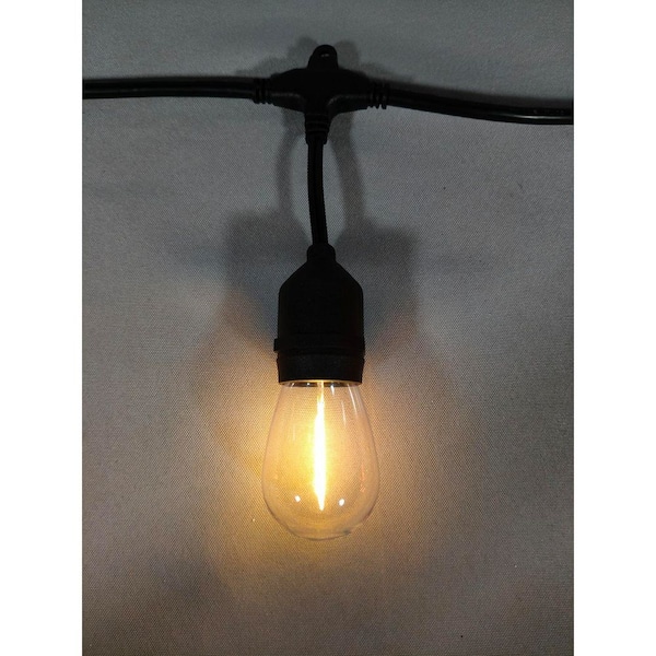 24 count 48 ft. Indoor/Outdoor Plug-in LED Patio Edison String-Light