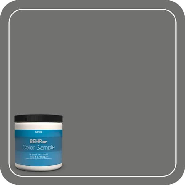 BEHR PREMIUM PLUS 8 oz. #MQ2-61 Magnet Satin Enamel Interior/Exterior Paint & Primer Color Sample