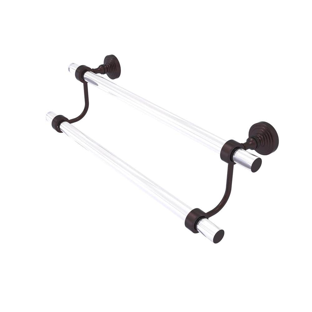 Pacific Grove Collection 36 in. Wall Mounted Double Towel Bar in Antique Bronze price history on PriceWatchPro