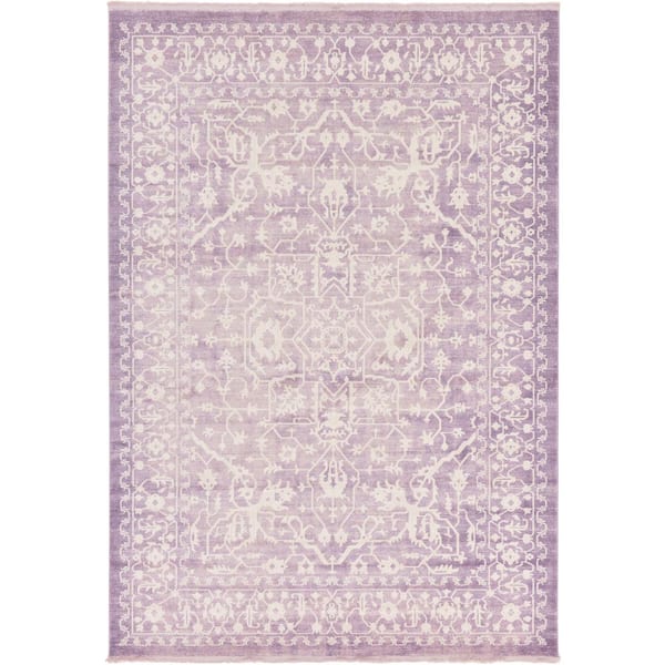 New Classical Olympia Purple 8' 0 x 11' 4 Area Rug
