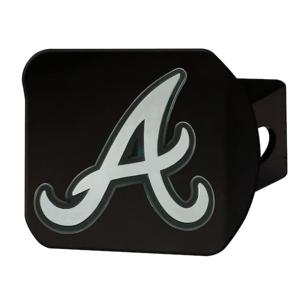 FANMATS MLB - Atlanta Braves Hitch Cover in Black 26502 - The Home Depot