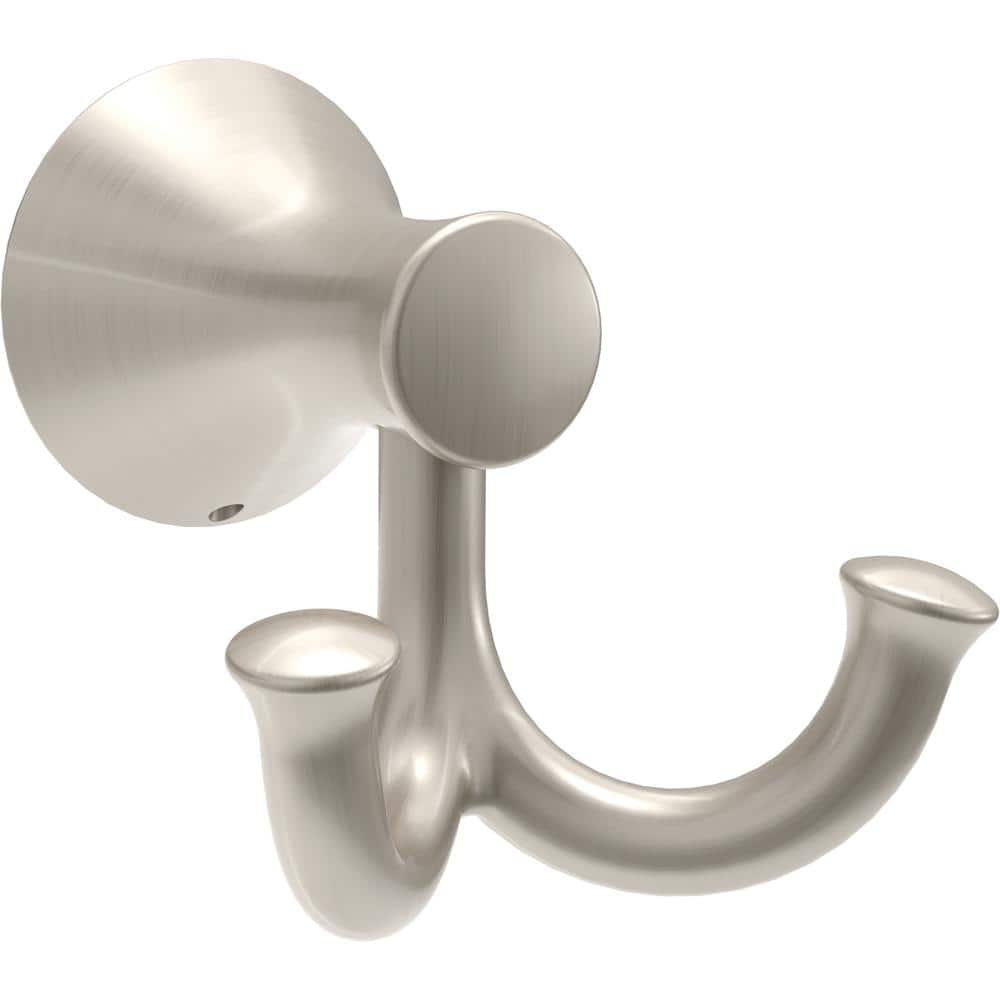 Delta Greydon J-Hook Wall Mounted Double Robe/Towel Hook Bath