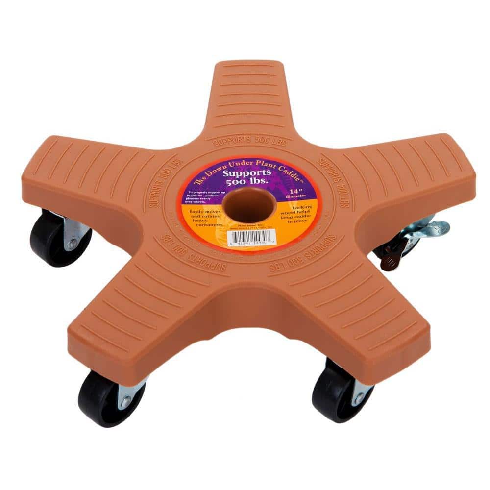 14 in. Terra Cotta Plastic Down Under Plant Caddie price history on PriceWatchPro
