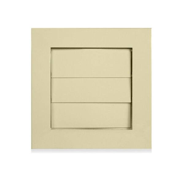 Architectural Grille 6.25 in. x 6.25 in. AG Dryer Aluminum Vent Cover in Light Ivory