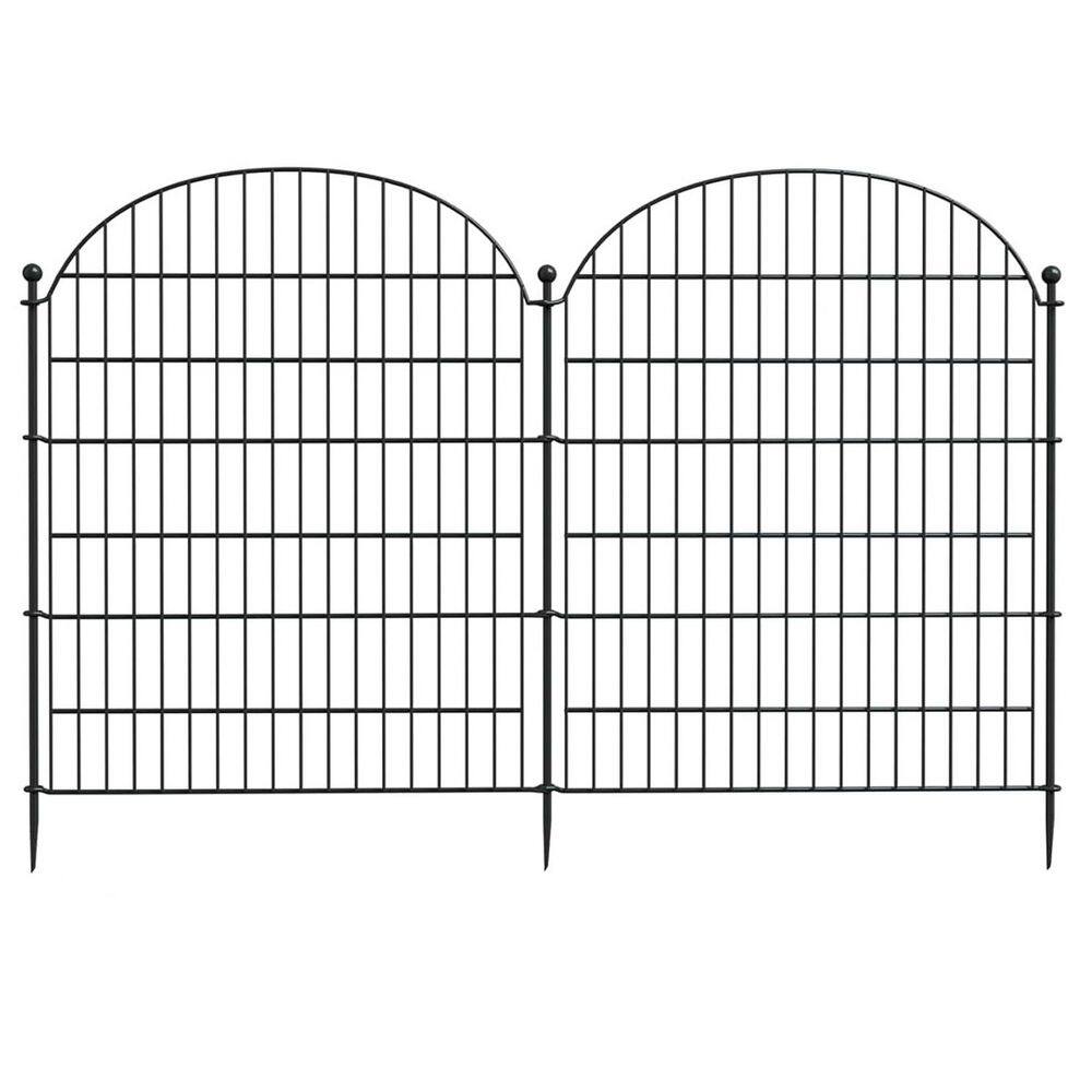 Decorative Garden Fence Panels 32 in. H x 23.6 ft. L No Dig Rustproof Metal Animal Barrier for Yard Patio Outdoor Use price history on PriceWatchPro