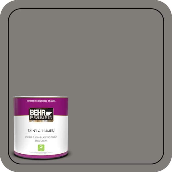 BEHR PREMIUM PLUS 1 qt. #PPU24-21 Greyhound Eggshell Enamel Low Odor Interior Paint & Primer