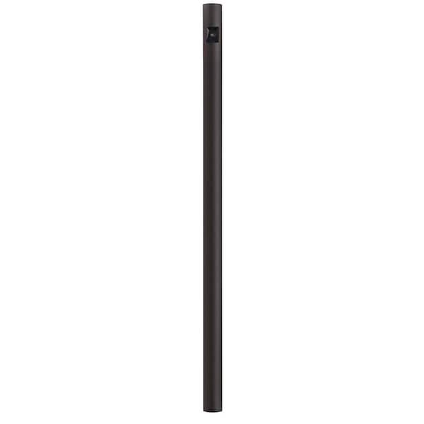 SOLUS 7 ft. Bronze Outdoor Direct Burial Lamp Post with Dusk to Dawn Photo Sensor fits 3 in. Post Top Fixtures