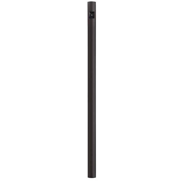 7 ft. Bronze Outdoor Direct Burial Lamp Post with Dusk to Dawn Photo Sensor fits 3 in. Post Top Fixtures