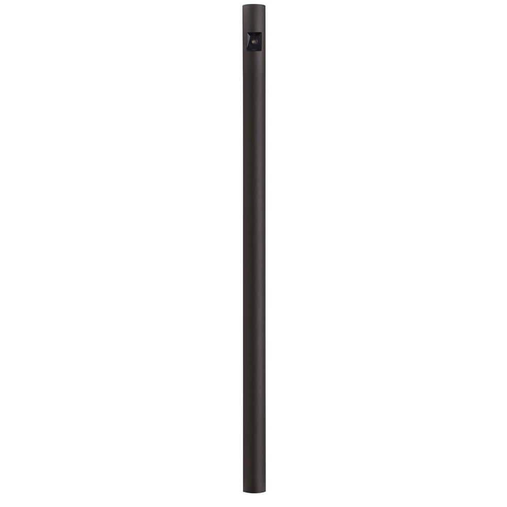 Bronze 8 ft Outdoor Lamp Post with Dusk to Dawn Sensor