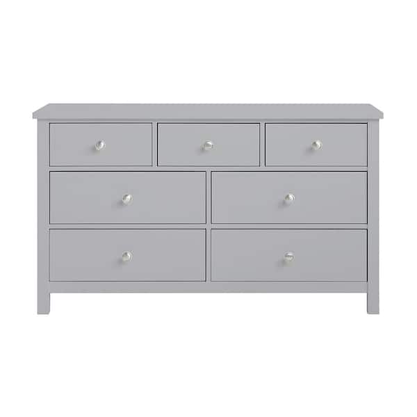 Darwen Gray 7 Drawers 54.5 in. Wide Dresser