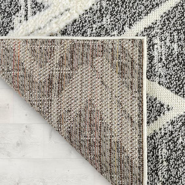 Palafito Geometric High-Low Area Rug