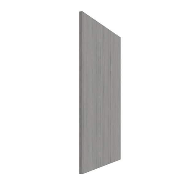 Miami HDPE(High Density Polethylene) 0.63 in. X 27.8 in. X 30 in Outdoor Base End Panel in Dark Ash Matte