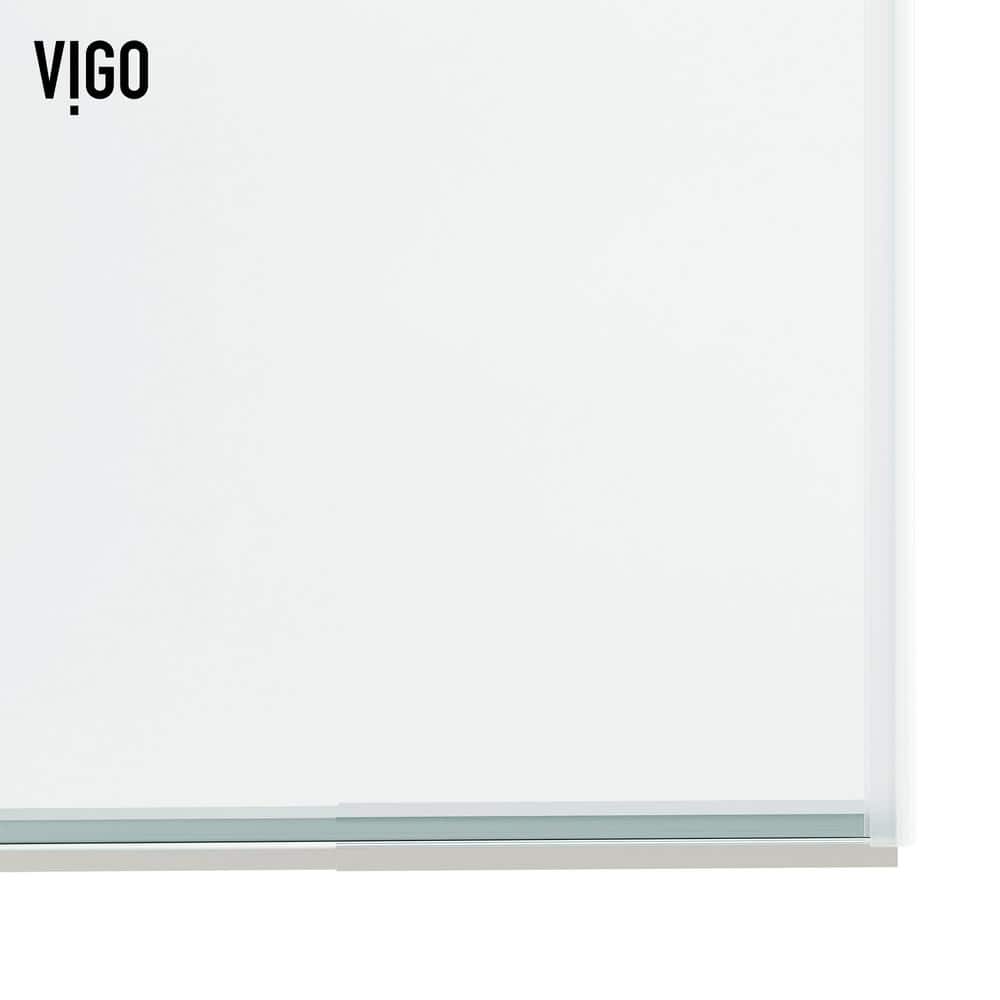 Houston Frameless Sliding Shower Door with Clear Glass and Stainless Steel Finish