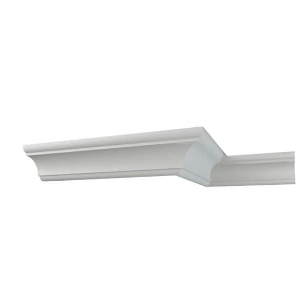 Ekena Millwork Morris 1 in. D x 1 in. W x 12 in. L Polyurethane Crown Moulding Sample