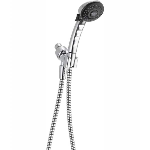 Delta 2-Spray Patterns 1.75 GPM 2.8 in. Wall Mount Handheld Shower Head in Chrome
