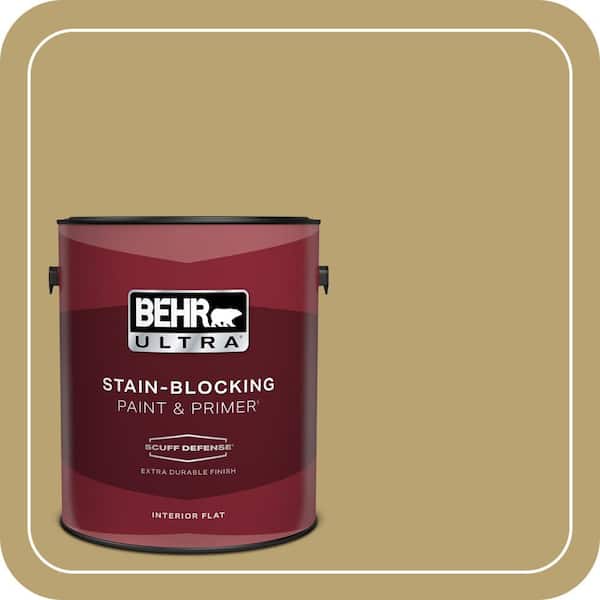 BEHR ULTRA 1 gal. Home Decorators Collection #HDC-AC-16 Cumin Extra Durable Flat Interior Paint & Primer