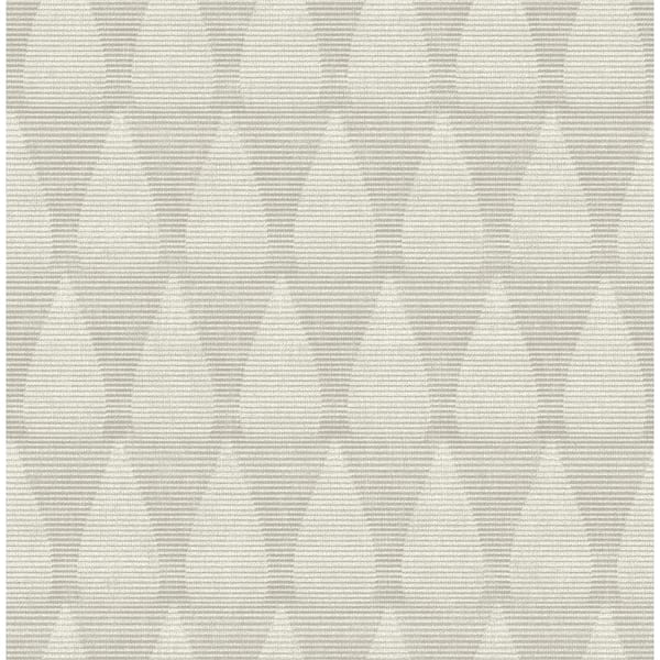 A-Street Prints Mirko Grey Ogee Wallpaper Sample