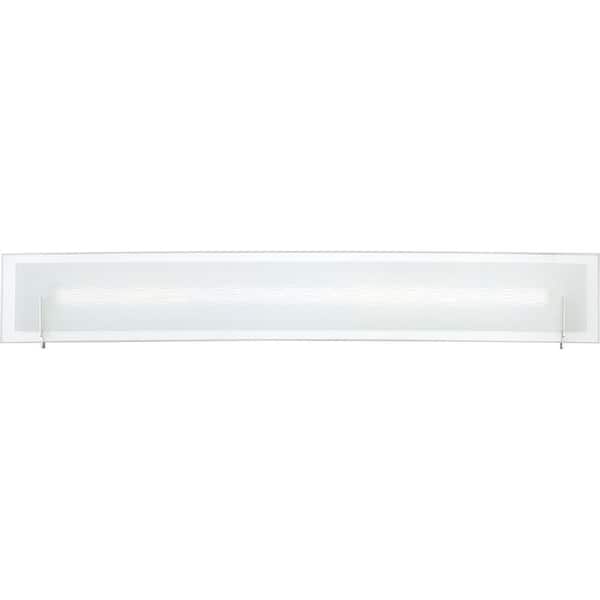 Quoizel Stream 31.5 in. Polished Chrome Integrated LED Vanity Light