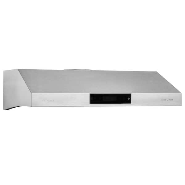 HAUSLANE 30 in. Ducted Under Cabinet Range Hood with Self-Clean Changeable  LED in Stainless Steel UC-PS38SS-30 - The Home Depot