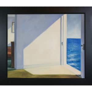 Rooms by The Sea by Edward Hopper New Age Wood Framed Abstract Oil Painting Art Print 24.75 in. x 28.75 in.