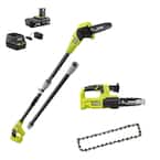 ONE+ 18V 8 in. Cordless Battery Pole Saw and 8 in. Pruning Saw Combo Kit with Extra Chain, 2.0 Ah Battery, and Charger