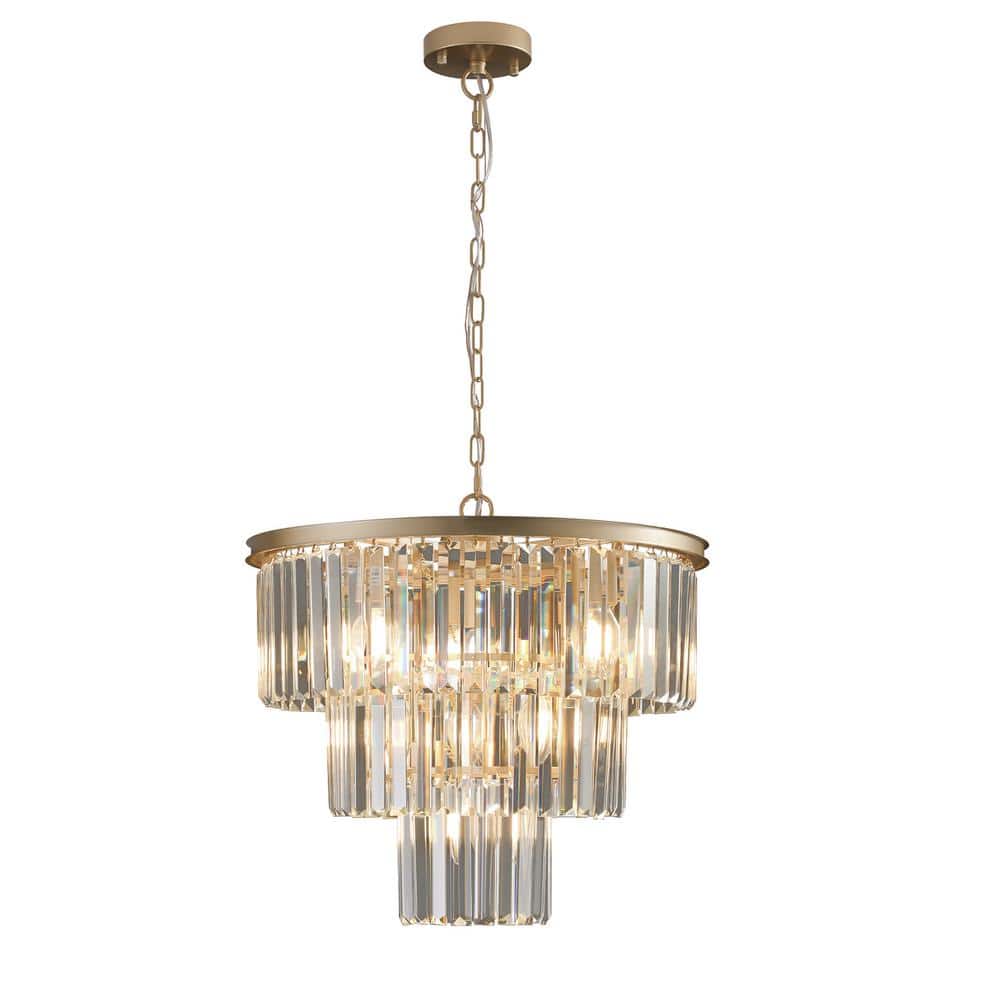 7-Light Gold Luxury Crystal Chandelier Modern Chandeliers Hanging Fixture Ceiling Light for Living Room price history on PriceWatchPro