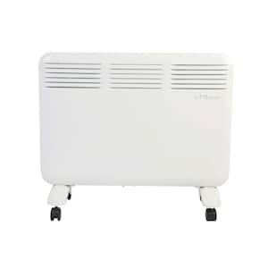 1000-Watt Electric Convector Heater with Wheels Freestanding/Wall Mounted Smart Space Heater Panel