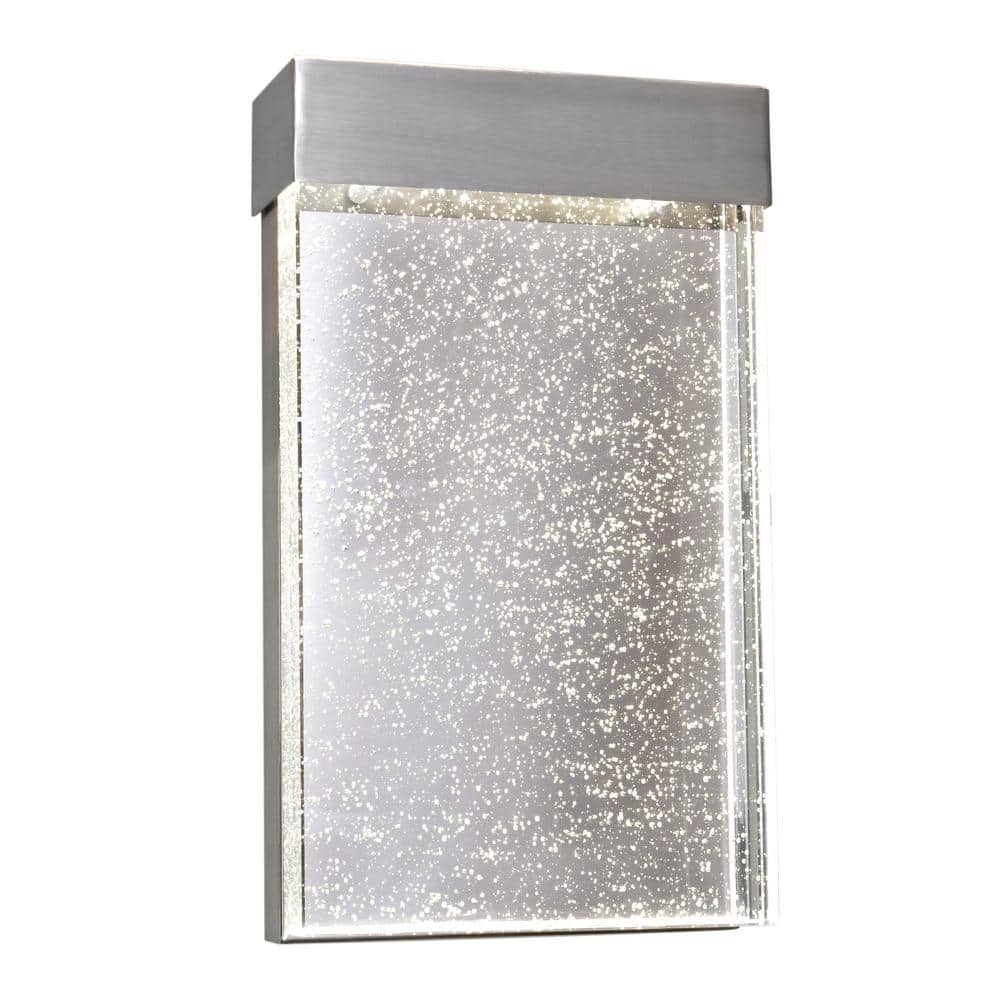 Moda 1-Light Stainless Steel Outdoor Integrated LED Wall Mount Sconce price history on PriceWatchPro
