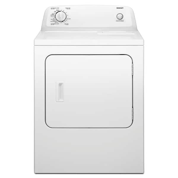 Admiral 6.5 cu. ft. 240-Volt White Electric Vented Dryer with Automatic Dry Cycles
