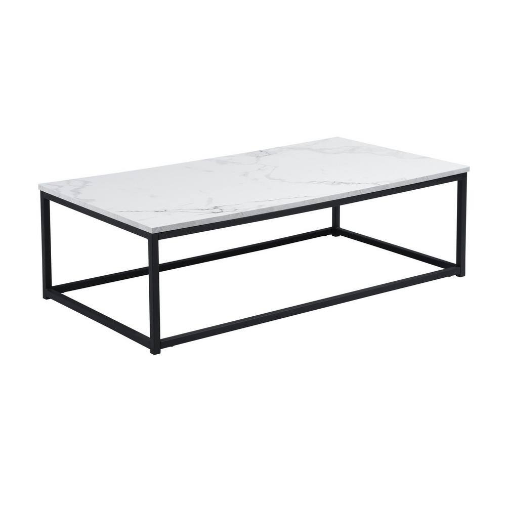 Homy Casa Facto Frame Coffee Table Metal Frame Marble FACTO COFFEE ...