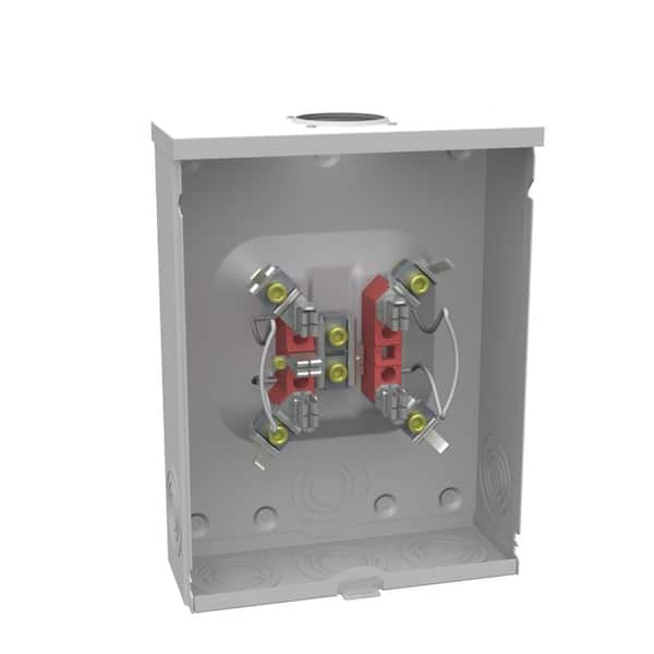 Milbank 200 Amp 4 Terminal Ringless Overhead/Underground Horn-Bypass Meter Socket