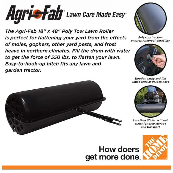 18 in. x 48 in. Poly Tow Lawn Roller
