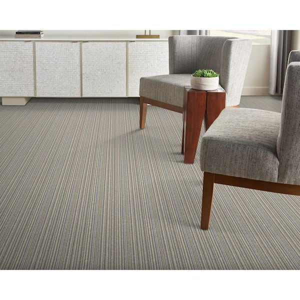 Skyway Tottenham Multi Colored 12 ft. 28 oz. Wool Pattern Installed Carpet