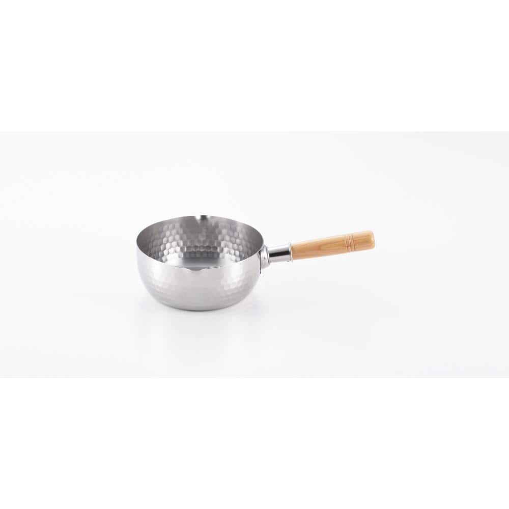 1.8 qt. Stainless Steel Yukihira Pot with Dual Pouring Spouts