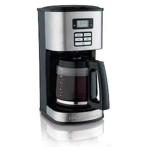 12-Cup Black Programmable Coffee Maker with Automatic Shut-Off