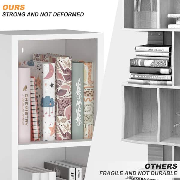 Standard Home Depot Racks GDFSTUDIO Modern 28.27 in. Tall White Metal 2-Tier Slim Standard ...
