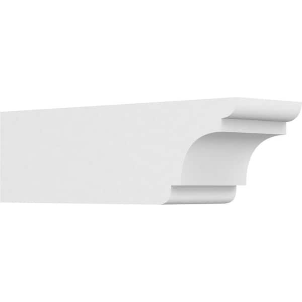 Ekena Millwork 6 in. x 6 in. x 20 in. Standard New Brighton Architectural Grade PVC Rafter Tail Brace