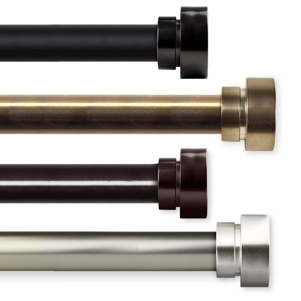 Topper 18 in. - 28 in. Single Curtain Rod in Antique Brass price history on PriceWatchPro