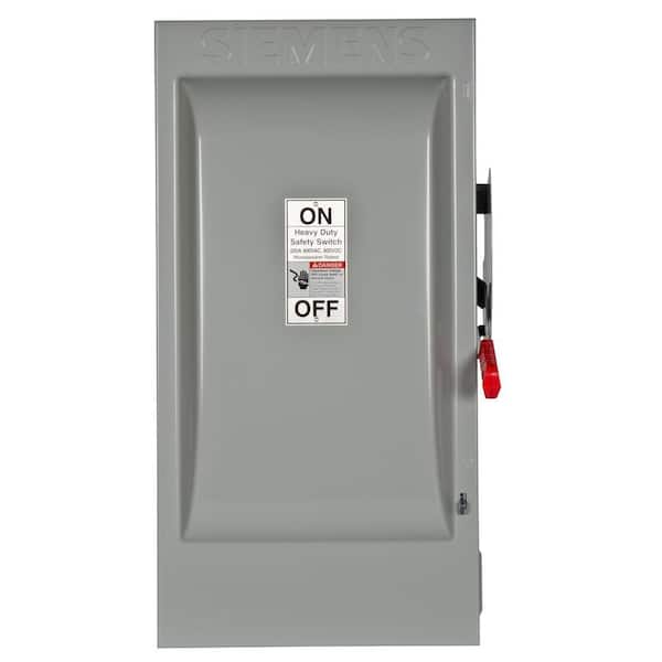 Siemens Heavy Duty 200 Amp 600-Volt 3-Pole Indoor Non-Fusible Safety Switch