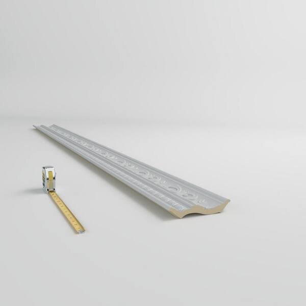 Ekena Millwork Sylvia 4.625 in. D x 7 in. W x 96 in. L Polyurethane Crown Moulding
