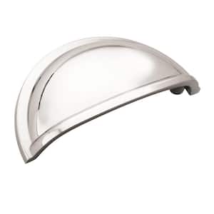 Cup Pulls Collection 3 in (76 mm) Center-to-Center Polished Chrome Cabinet Cup Pull