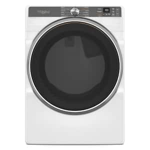 7.4 cu. ft. vented Front Load Electric Dryer in White with Steam Capabilities