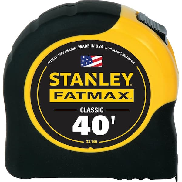 Stanley FATMAX 40 ft. x 1-1/4 in. Tape Measure 33-740L - The Home Depot